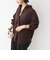 【WEB限定】〈洗濯機可能〉コーデュロイ ギャザー シャツ 羽織