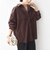 【WEB限定】〈洗濯機可能〉コーデュロイ ギャザー シャツ 羽織