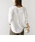 ワイド クルーネック コットン ロング スリーブ TEE