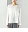 ワイド クルーネック コットン ロング スリーブ TEE