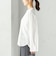 ワイド クルーネック コットン ロング スリーブ TEE