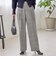 〈手洗い可能〉ウォッシャブル ウール タック パンツ
