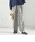 〈手洗い可能〉ウォッシャブル ウール タック パンツ