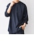 SHIPS any: 360° THE CIRCLE STRETCH ジャガード ジャージー ポケット Tシャツ(ロンT/セットアップ対応)◇