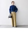 SHIPS any: French Merino ウール クルーネック ニット◇