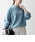SHIPS any: LOUNGE FOX シャギー セミモックネック ニット◇