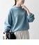 SHIPS any: LOUNGE FOX シャギー セミモックネック ニット◇