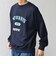 SHIPS any: any city カレッジライク プリント&刺繍 リラックス スウェット◇