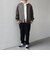 SHIPS any: PURE WOOL MELTON スタジアム ブルゾン (スタジャン)◇
