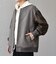 SHIPS any: PURE WOOL MELTON スタジアム ブルゾン (スタジャン)◇