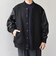 SHIPS any: PURE WOOL MELTON スタジアム ブルゾン (スタジャン)◇