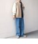 SHIPS any: PURE WOOL MELTON スタジアム ブルゾン (スタジャン)◇