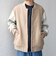 SHIPS any: PURE WOOL MELTON スタジアム ブルゾン (スタジャン)◇