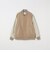 SHIPS any: PURE WOOL MELTON スタジアム ブルゾン (スタジャン)◇