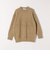 quaranciel:〈手洗い可能〉ファーライク クルーネック ニット プルオーバー