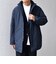 【WEB限定】SHIPS any:〈撥水/防風等〉多機能 スタンドカラー ダウン ミドル コート 25AW◇