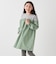 SHIPS any:〈洗濯機可能〉ボーダー/ソリッド 切り替え ワンピース<KIDS>