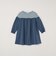 SHIPS any:〈洗濯機可能〉ボーダー/ソリッド 切り替え ワンピース<KIDS>