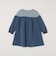 SHIPS any:〈洗濯機可能〉ボーダー/ソリッド 切り替え ワンピース<KIDS>