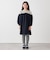 SHIPS any:〈洗濯機可能〉ボーダー/ソリッド 切り替え ワンピース<KIDS>