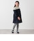 SHIPS any:〈洗濯機可能〉ボーダー/ソリッド 切り替え ワンピース<KIDS>