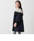 SHIPS any:〈洗濯機可能〉ボーダー/ソリッド 切り替え ワンピース<KIDS>