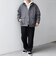 SHIPS any:〈撥水/防風等〉多機能 中綿 2トーン スタンド ブルゾン 25AW◇