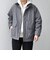 SHIPS any:〈撥水/防風等〉多機能 中綿 2トーン スタンド ブルゾン 25AW◇