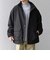 SHIPS any:〈撥水/防風等〉多機能 中綿 2トーン スタンド ブルゾン 25AW◇