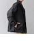 SHIPS any:〈撥水/防風等〉多機能 中綿 2トーン スタンド ブルゾン 25AW◇