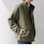 SHIPS any:〈撥水/防風等〉多機能 中綿 2トーン スタンド ブルゾン 25AW◇