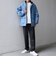 SHIPS any:〈撥水/防風等〉多機能 中綿 2トーン スタンド ブルゾン 25AW◇