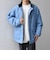 SHIPS any:〈撥水/防風等〉多機能 中綿 2トーン スタンド ブルゾン 25AW◇