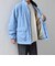 SHIPS any:〈撥水/防風等〉多機能 中綿 2トーン スタンド ブルゾン 25AW◇
