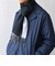 SHIPS any: サープラスヤーン ウール リバーシブル ソリッド マフラー◇