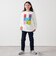 SHIPS any: SNOOPY コラボ 75th ブロック グラフィック プリント スウェット <KIDS>