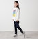 SHIPS any: SNOOPY コラボ 75th ブロック グラフィック プリント スウェット <KIDS>