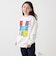 SHIPS any: SNOOPY コラボ 75th ブロック グラフィック プリント スウェット <KIDS>