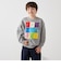 SHIPS any: SNOOPY コラボ 75th ブロック グラフィック プリント スウェット <KIDS>