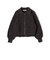 【WEB限定】〈手洗い可能〉フラワー ジャカード ジップ カーディガン