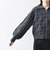【WEB限定】〈手洗い可能〉フラワー ジャカード ジップ カーディガン
