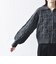 【WEB限定】〈手洗い可能〉フラワー ジャカード ジップ カーディガン