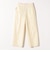 SHIPS any:〈手洗い可能〉ジャカード タック セミワイド パンツ［NAVY BLUE］
