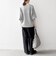 bon_meur:〈洗濯機可能〉ロゴ エンブロイダリー パッチワーク ワイド パンツ