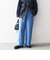 bon_meur:〈洗濯機可能〉ロゴ エンブロイダリー パッチワーク ワイド パンツ