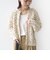 【WEB限定】〈手洗い可能〉ネップヤーン ケーブル ニット カーディガン