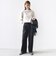 【WEB限定】〈手洗い可能〉バルフィー ロング シャギー ボトルネック プルオーバー