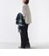 【WEB限定】〈手洗い可能〉バルフィー ロング シャギー ボトルネック プルオーバー