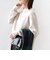 【WEB限定】〈手洗い可能〉バルフィー ロング シャギー ボトルネック プルオーバー
