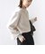 【WEB限定】〈手洗い可能〉バルフィー ロング シャギー ボトルネック プルオーバー